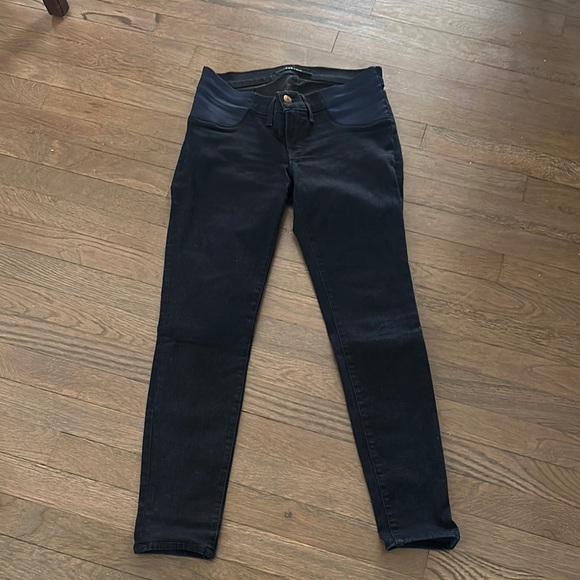 Maternity dark denim Skinny Jeans - Picture 1 of 6